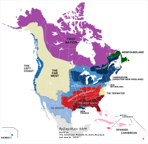 Jayman's map of the American Nations