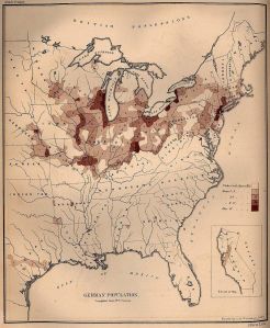 German Population in the US by 1872