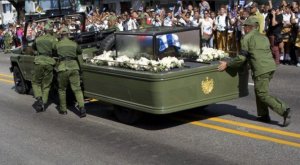 Communism works so well, soldiers had to push Fidel Castro's hearse because the Cuban government couldn't find a working truck