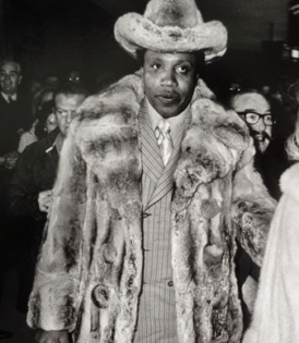 Frank Lucas in his chinchilla fur coat